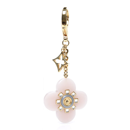 Louis Vuitton Monogram Flower Bag Charm Key Holder Dore 2 of 4