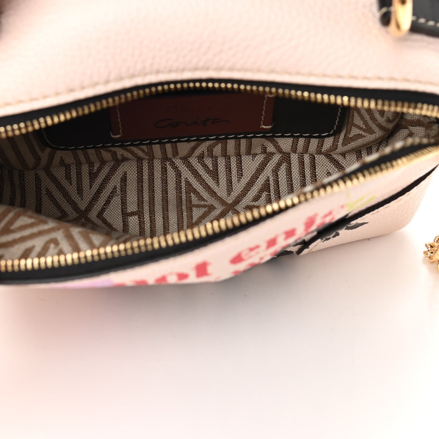 Corita Kent Print Grained Calfskin Mini Daria Bag