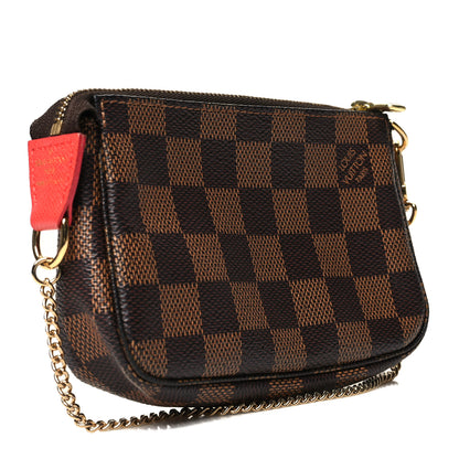 Louis Vuitton Damier Ebene 2015 Christmas Animation Mini Pochette Accessories 2 of 8