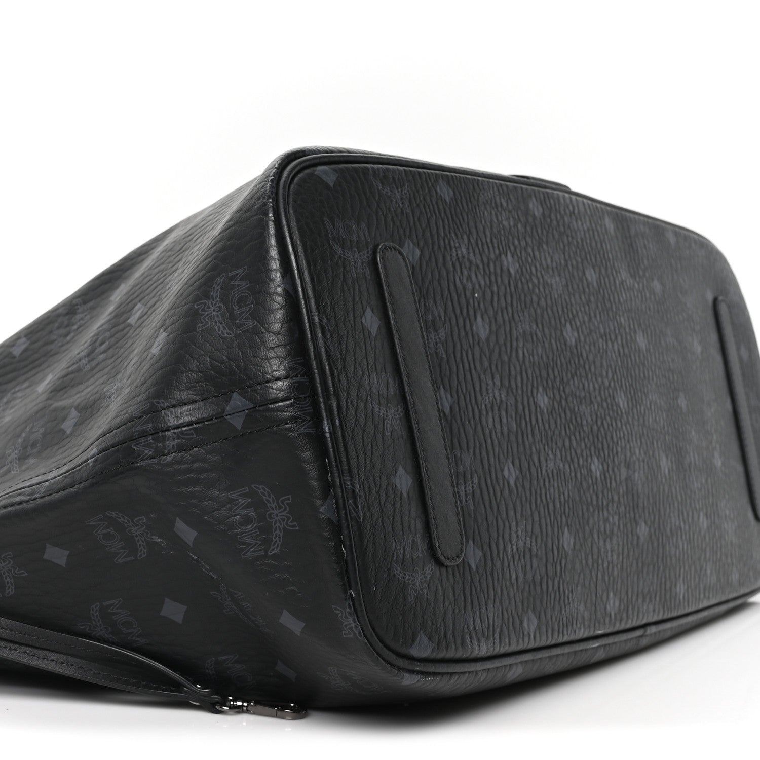 MCM Visetos Large Liz Reversible Shopper Tote Black 14 of 17