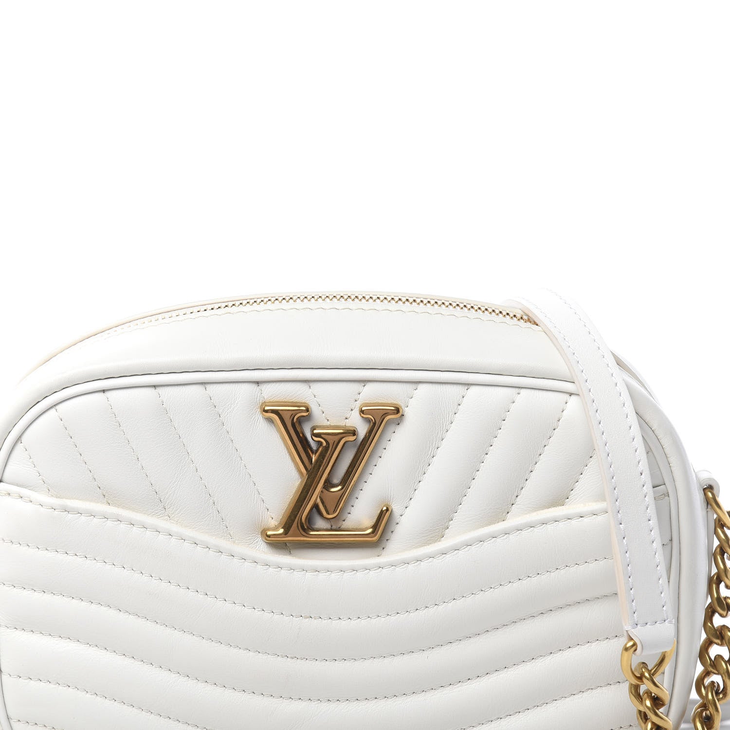 Louis Vuitton Calfskin New Wave Camera Bag White 10 of 12
