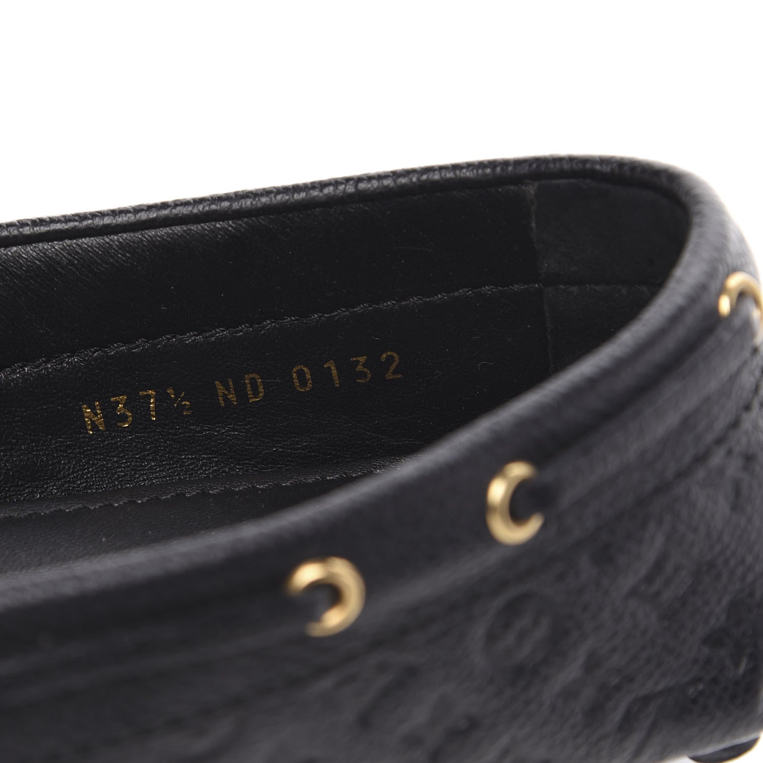 Louis Vuitton Empreinte Gloria Loafers 37.5 Black 8 of 8