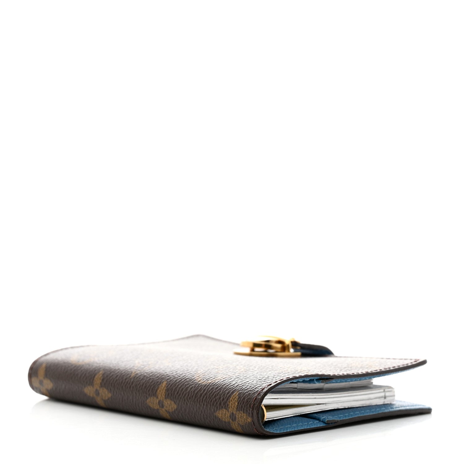 Louis Vuitton Monogram Koala Small Ring Agenda Cover Blue 4 of 9
