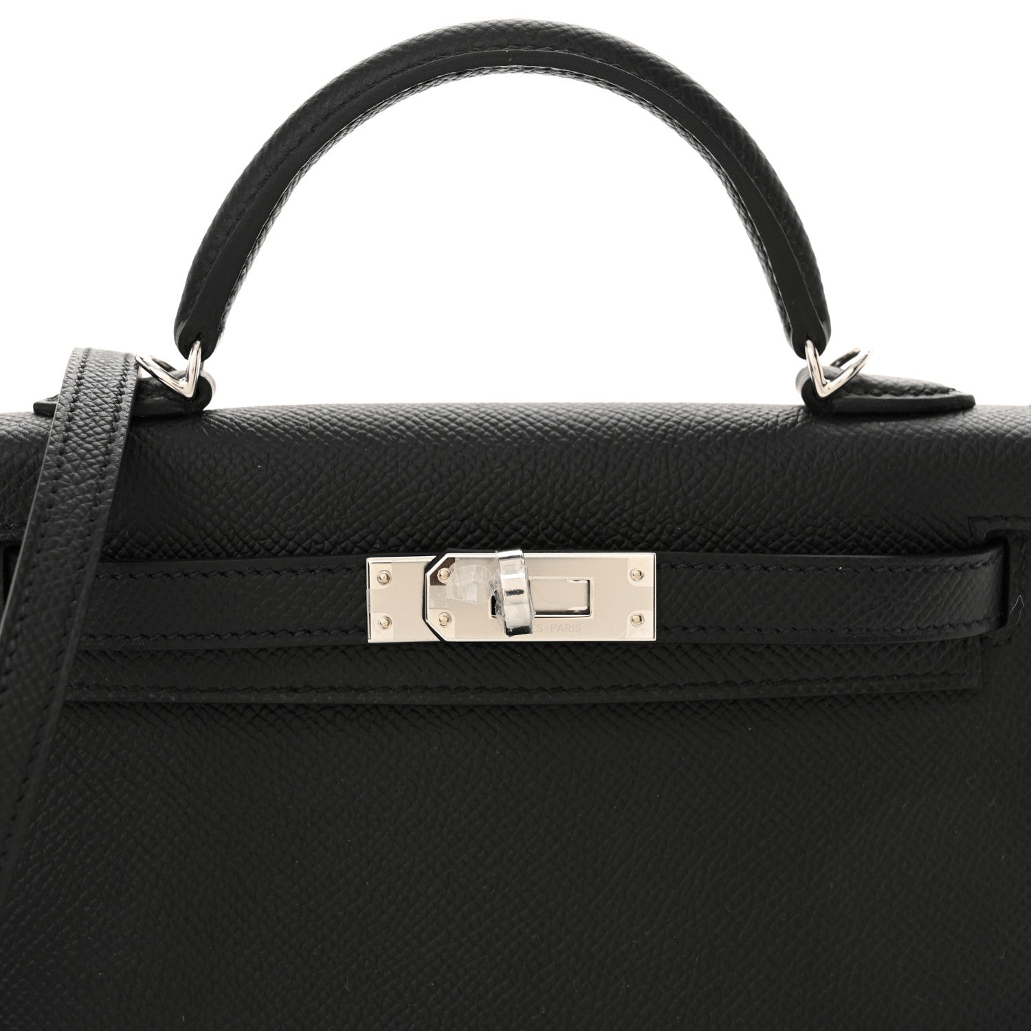 Hermes Epsom Mini Kelly Sellier 20 Black 8 of 12
