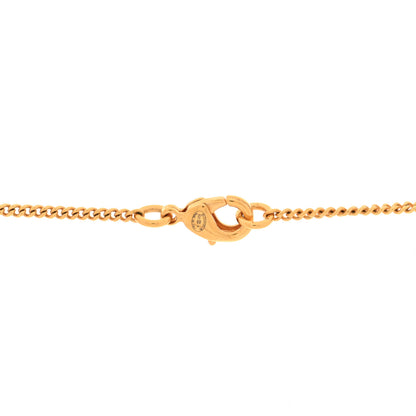 Chanel Metal CC Paris Button Necklace Gold 4 of 5