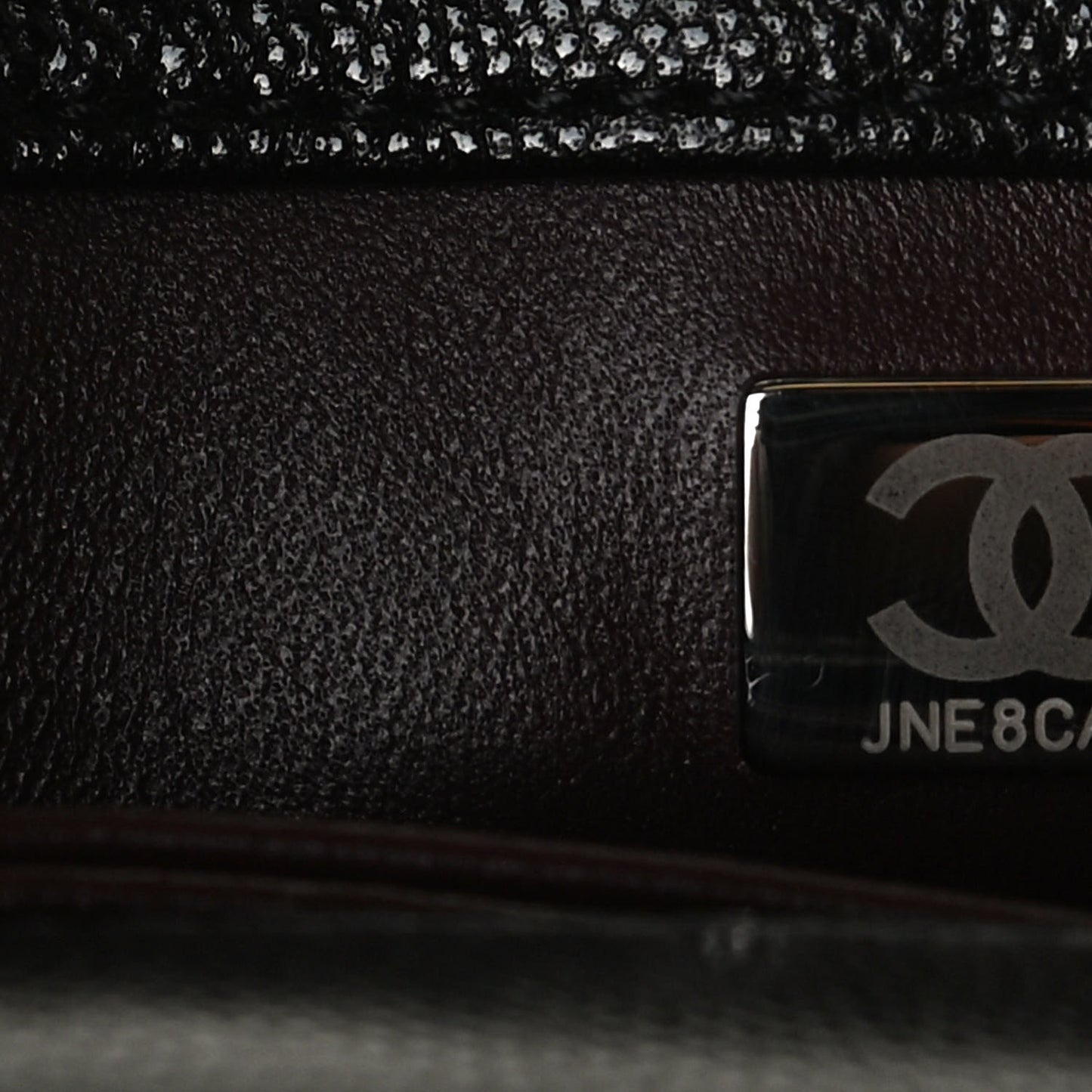 Caviar Chevron Quilted Mini Coco Handle Flap So Black