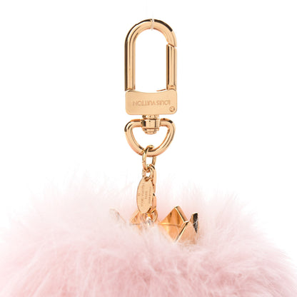 Louis Vuitton Fuzzy Bubble Bag Charm Light Pink 4 of 4