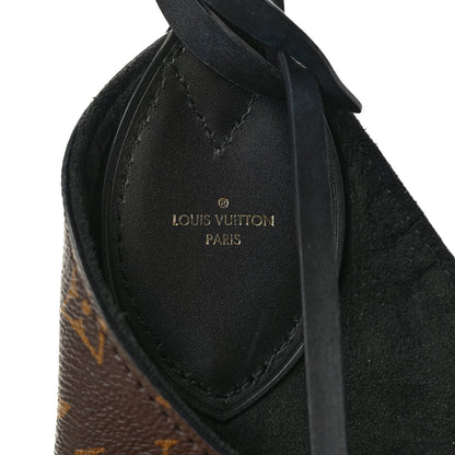 Louis Vuitton Monogram Flower Hobo Black 6 of 10