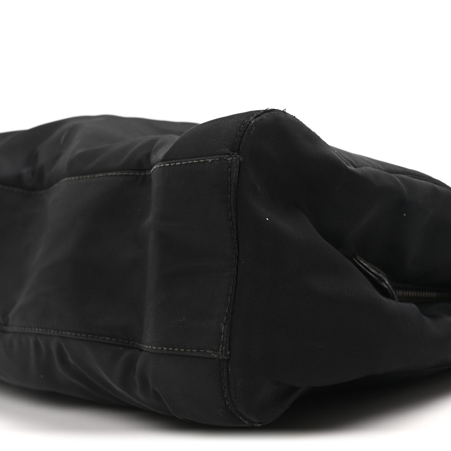 Tessuto Nylon Catena Shoulder Bag Black