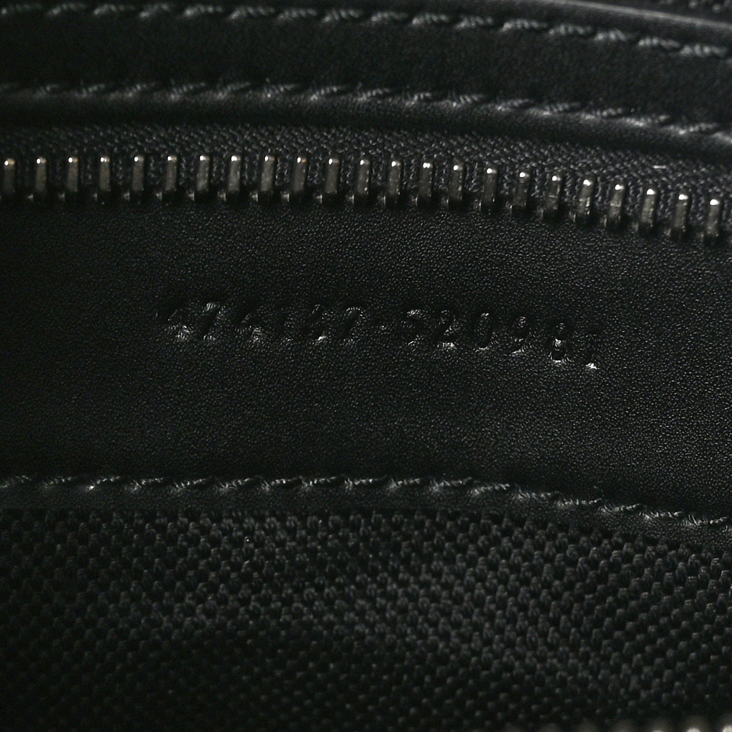 GG Supreme Monogram Appia Calfskin Web Flat Messenger Bag Black Grey