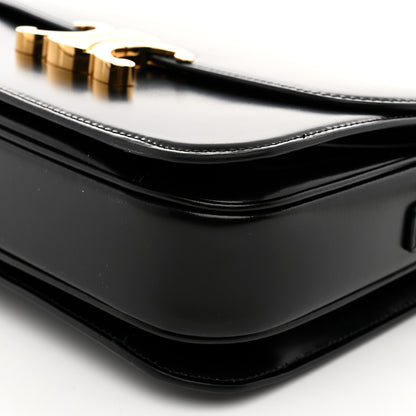 Celine Shiny Calfskin Medium Triomphe Black 11 of 11