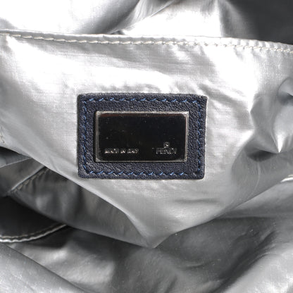 Fendi Patent Mesh Crossword Bag Navy 5 of 8