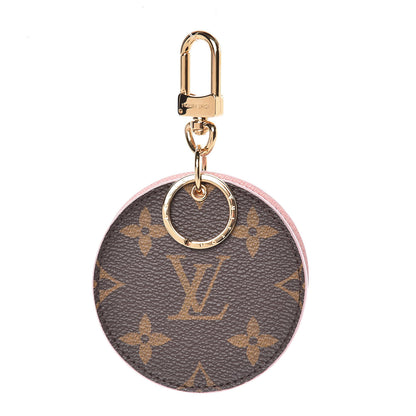 Louis Vuitton Monogram LV Mirror Bag Charm Key Holder Rose Ballerine 1 of 5