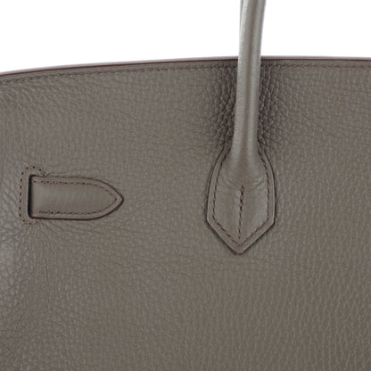 Hermes Taurillon Clemence Birkin 35 Etain 8 of 21