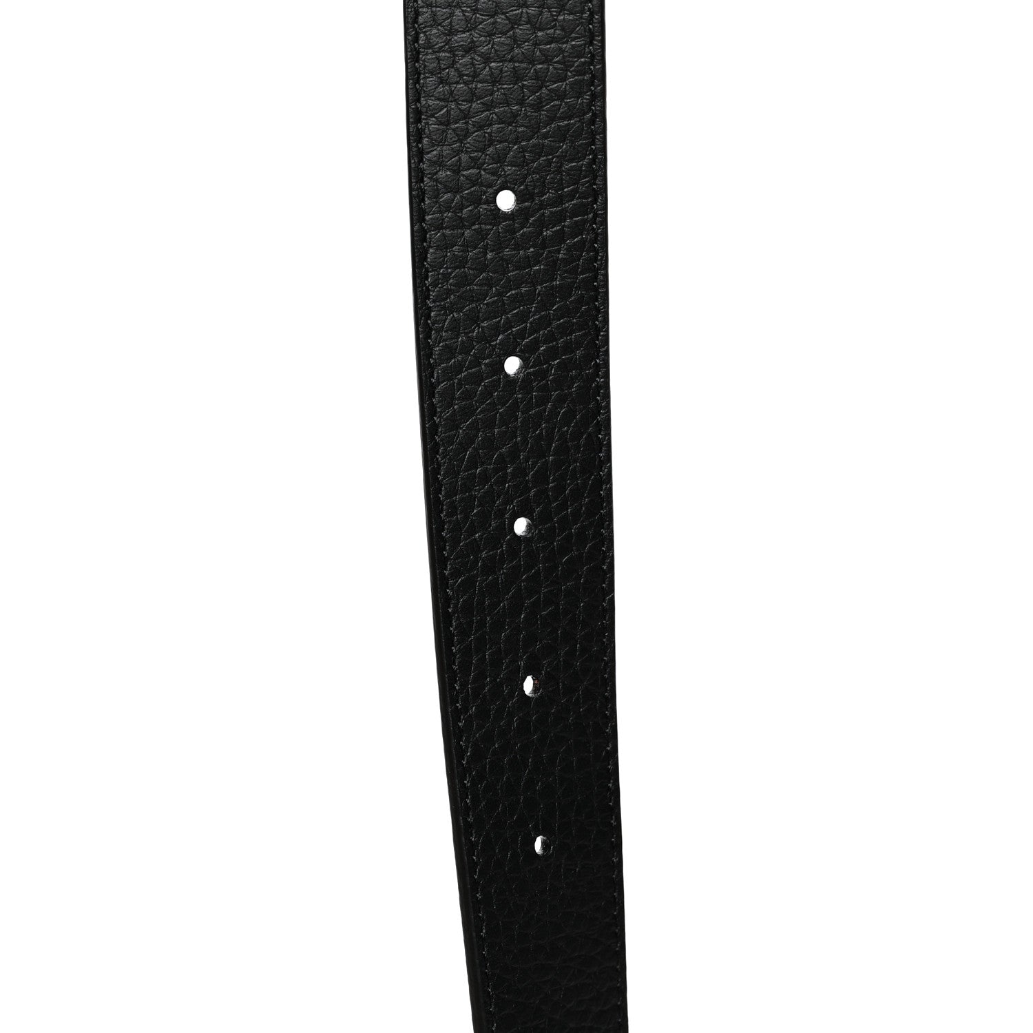 Louis Vuitton Taurillon Calfskin 30mm LV Initiales Reversible Belt 80 32 Black 4 of 5