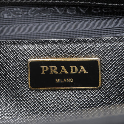 Prada Saffiano Large Galleria Double Zip Tote Black 6 of 12