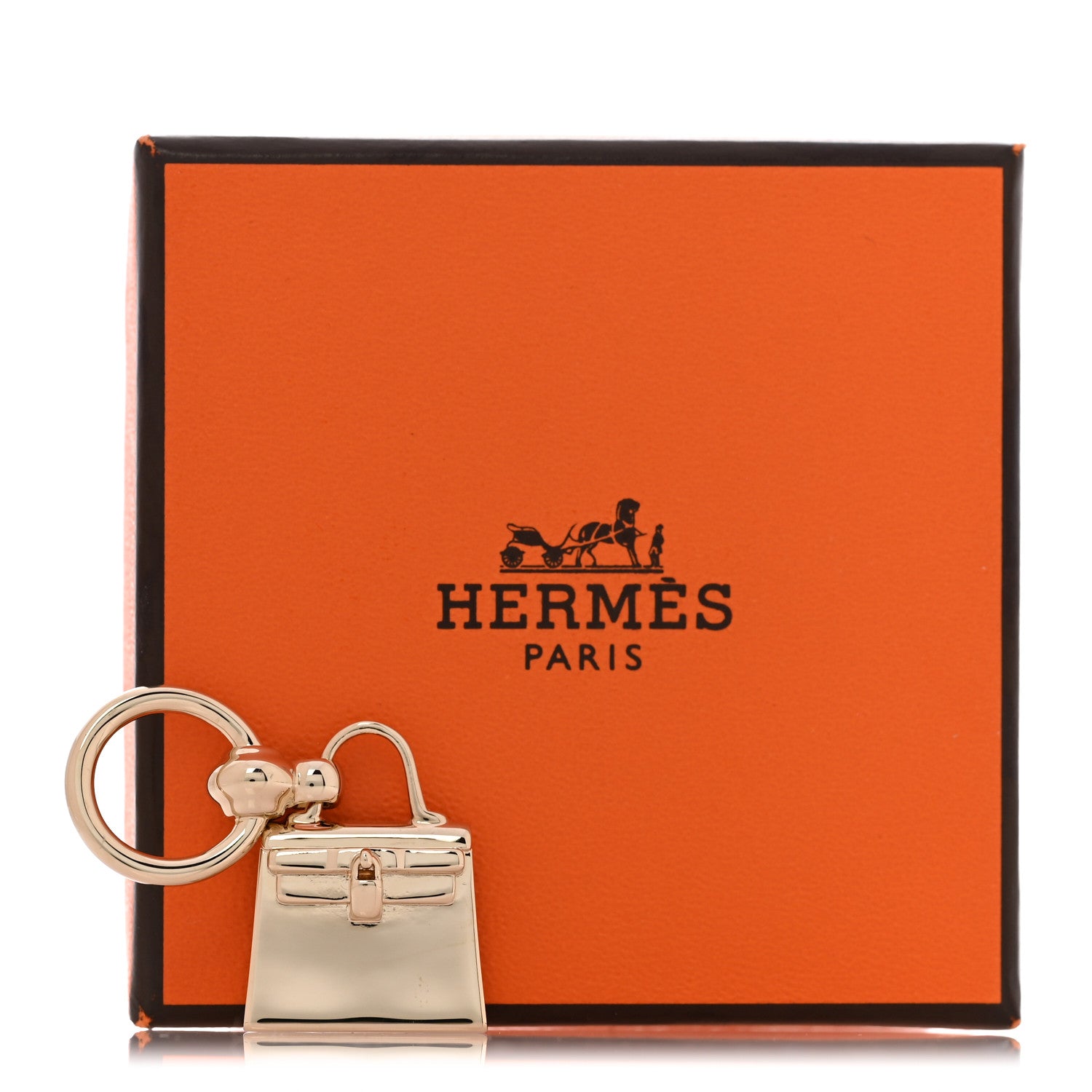 Hermes Permabrass Mini Kelly Twilly Ring 4 of 4