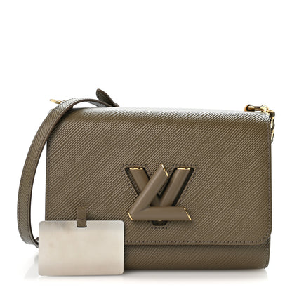 Louis Vuitton Epi Twist Shoulder Bag MM Smokey Brown 3 of 10