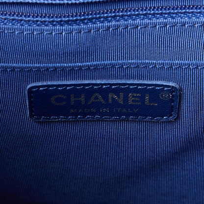 Chanel Lambskin Quilted Large Urban Spirit Backpack Blue 9 of 10