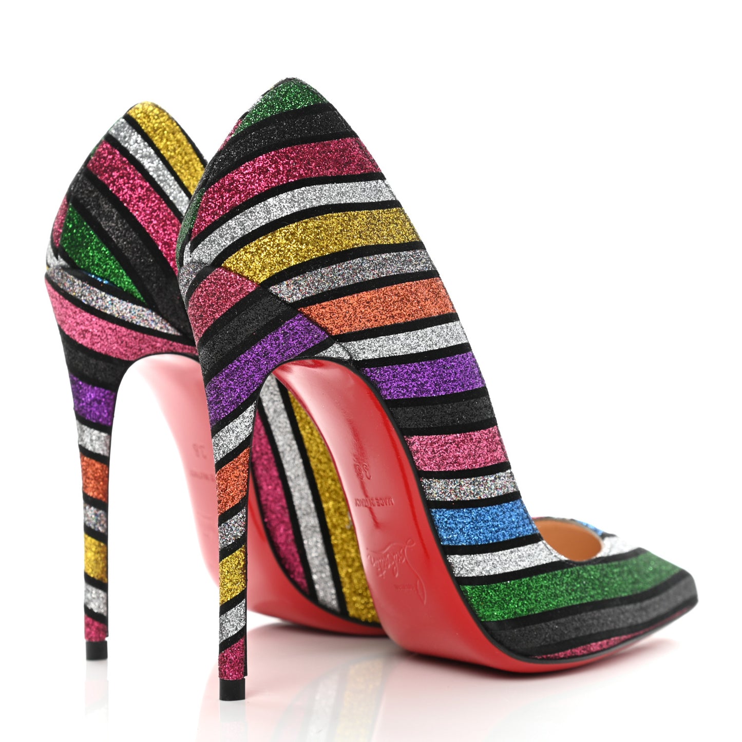 Suede Stripyglitter So Kate 120 Pumps 36 Multi