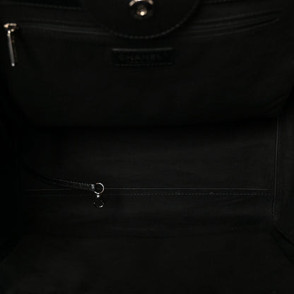 Chanel Caviar Medium Studded Deauville Tote Black 5 of 10
