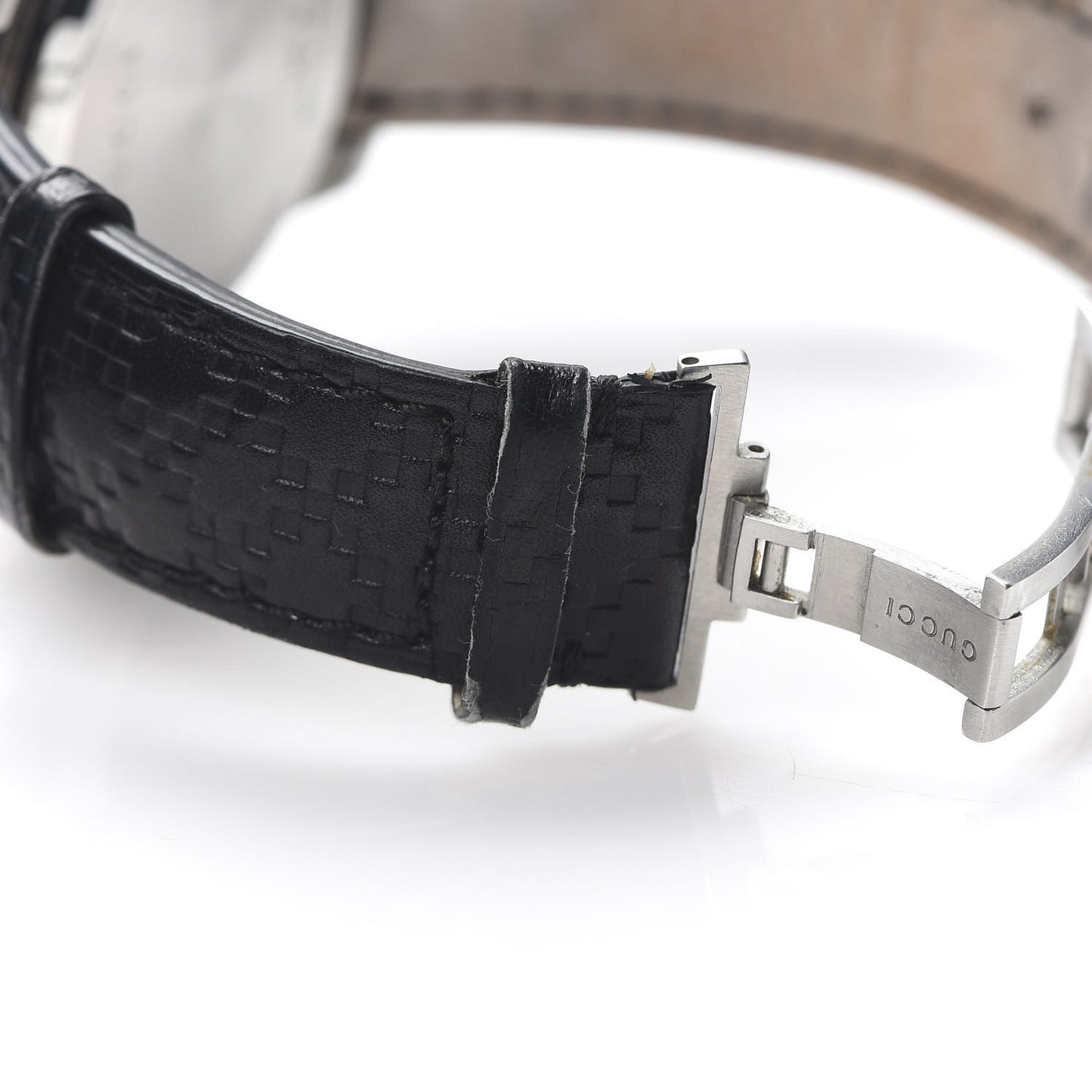 Stainless Steel Calfskin 44mm G-Timeless Chronograph Automatic Watch Black