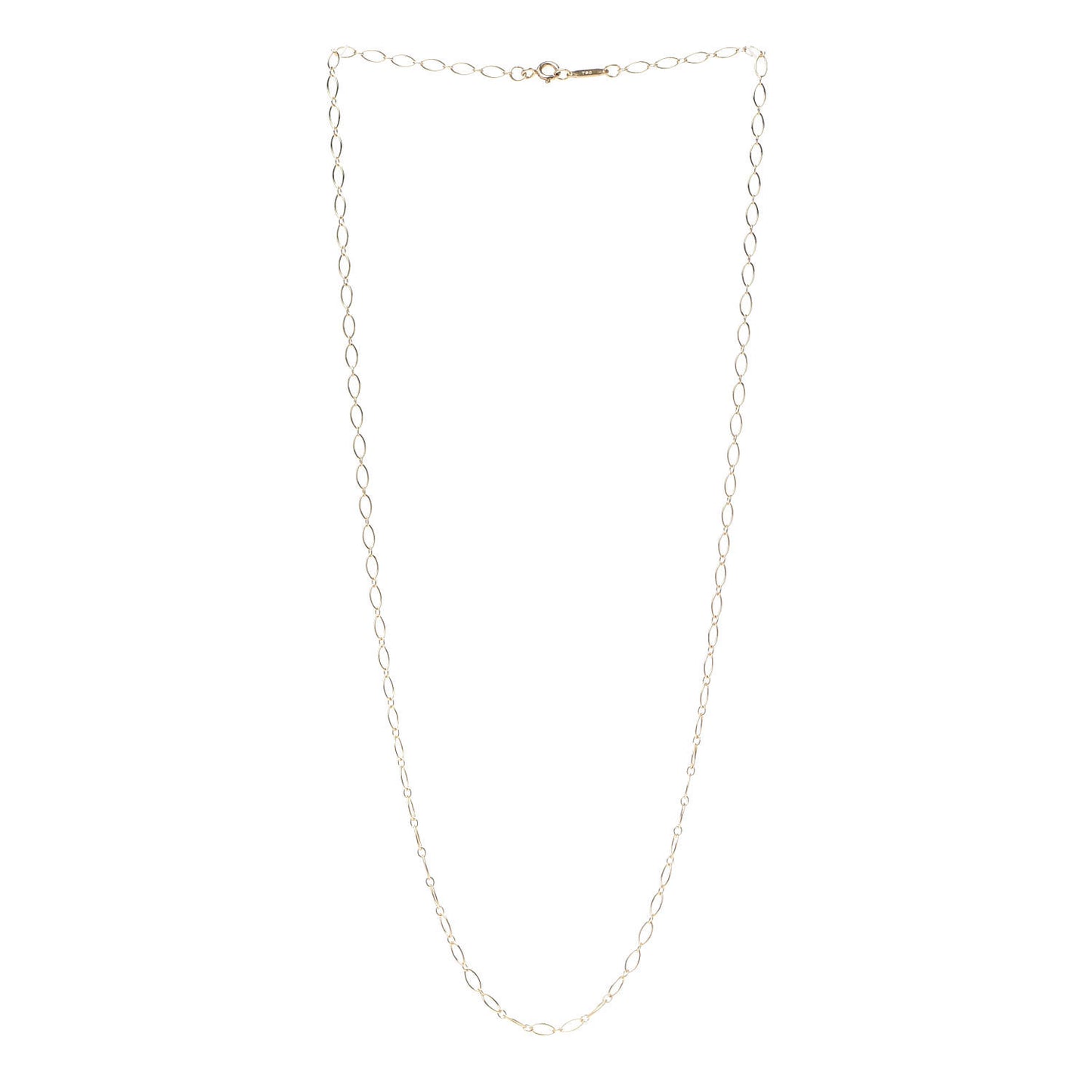 18K Rose Gold Oval Link Chain