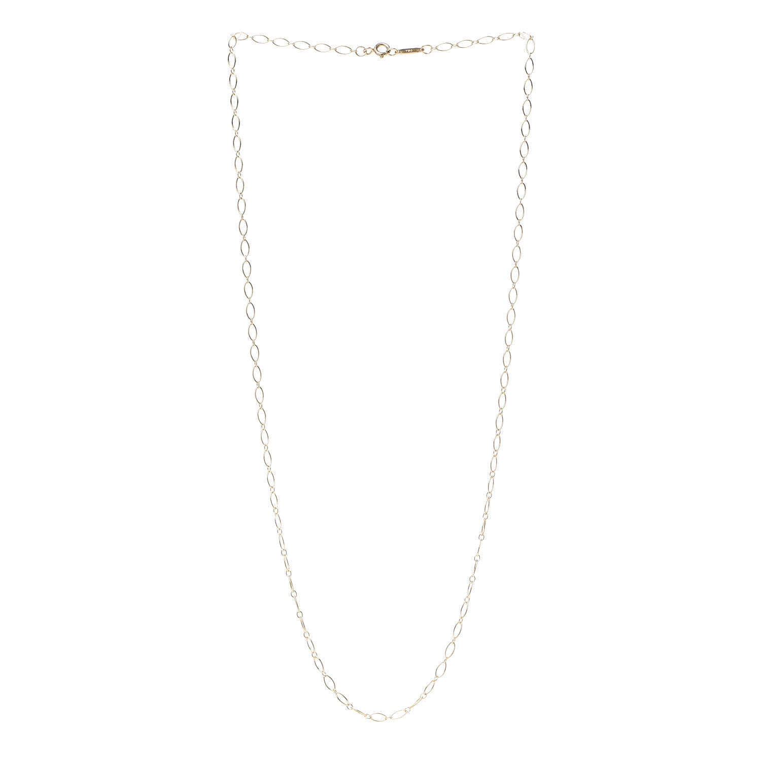 Tiffany 18K Rose Gold Oval Link Chain 3 of 6