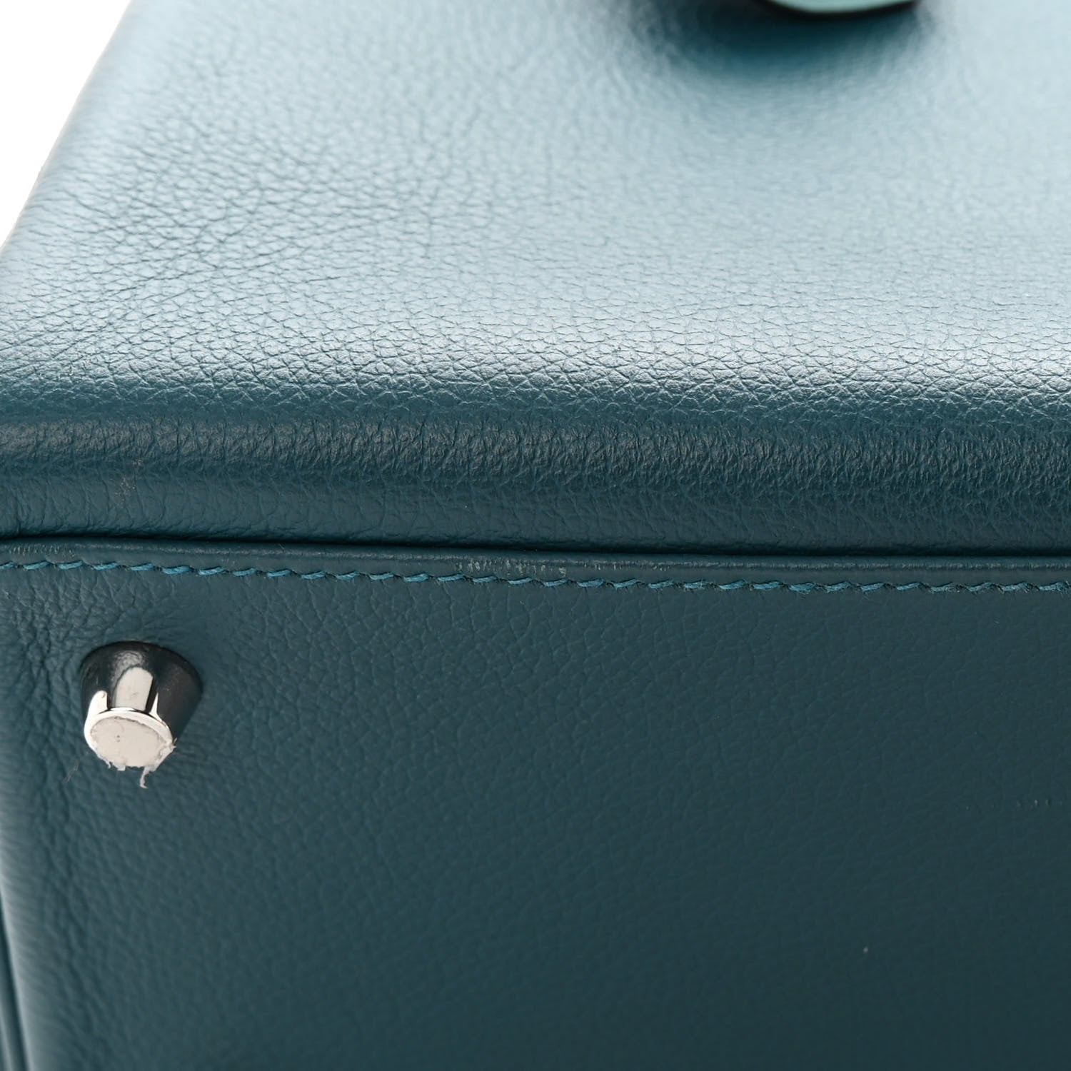 Hermes Evercolor Verso Kelly Retourne 28 Colvert Bleu Atoll 16 of 17