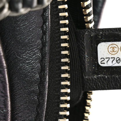 Chanel Iridescent Aged Calfskin Quilted Small Gabrielle Hobo Black 7 of 10