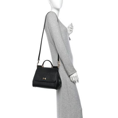 Dolce & Gabbana Dauphine Small Miss Sicily Satchel Black 2 of 10