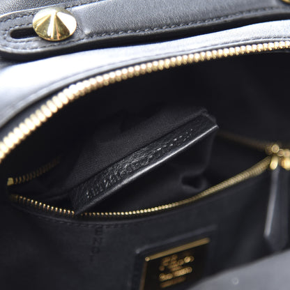 Fendi Vitello Dolce Studded Mini Backpack Black 11 of 12