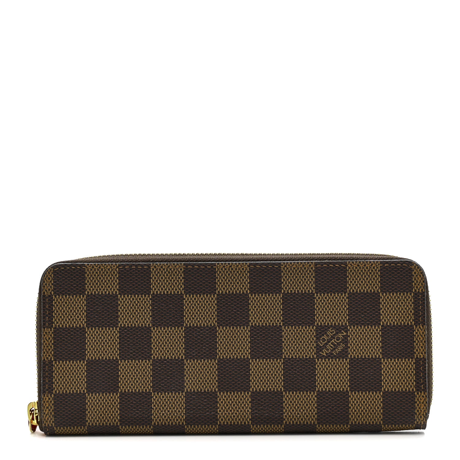 Louis Vuitton Damier Ebene Clemence Wallet Cherry 1 of 7