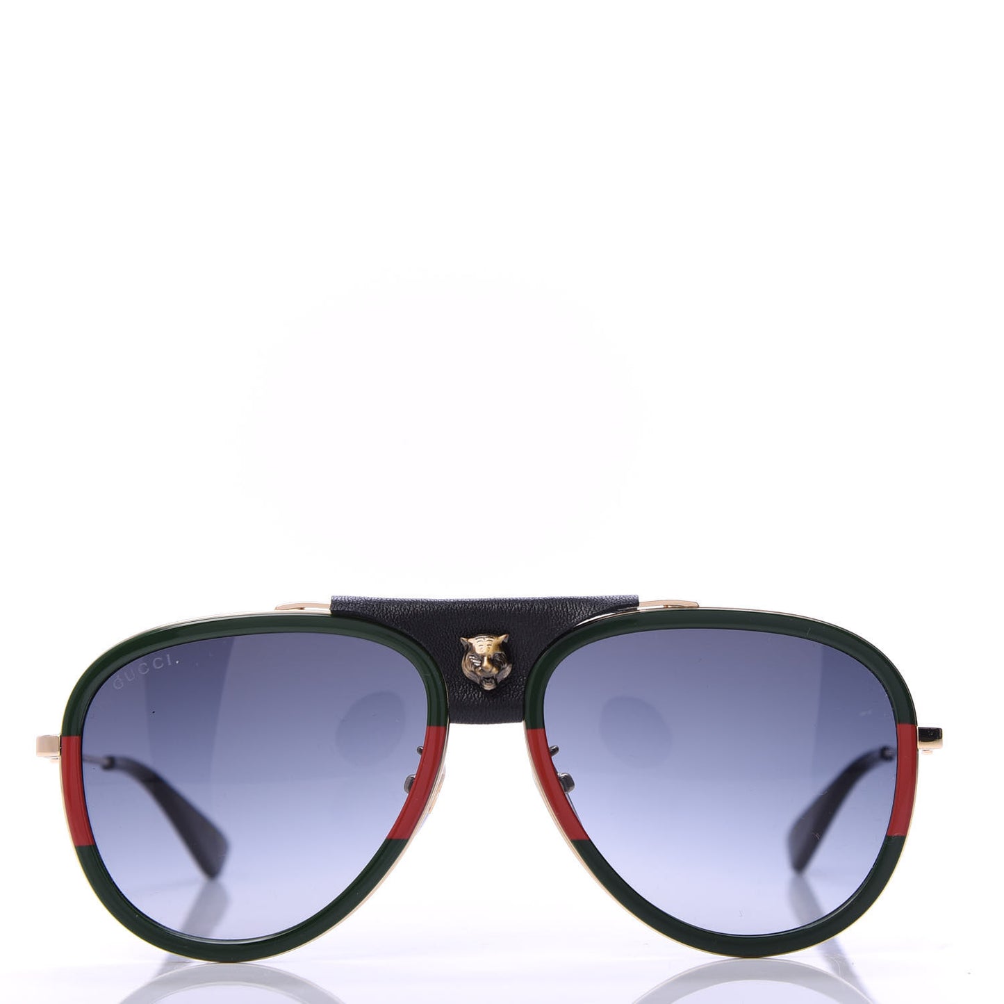 Web Aviator Sunglasses GG0062S Green Red