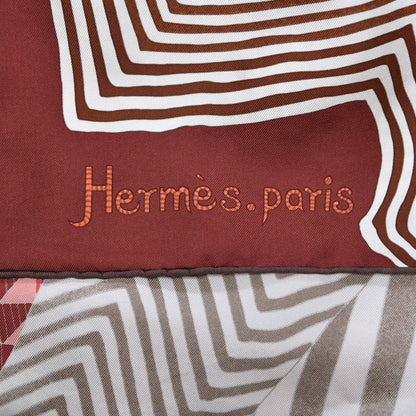 Hermes Silk Coupons Indiens Scarf 90 5 of 6