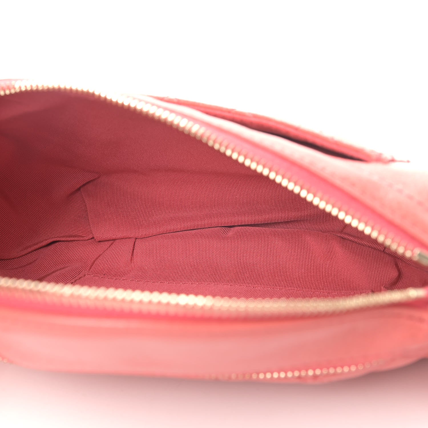 Chanel Crumpled Glazed Lambskin Quilted Waist Bag Fanny Pack Pink 4 of 8