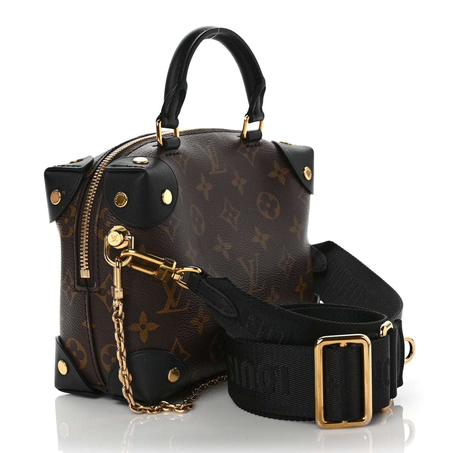Monogram Petite Malle Souple Black