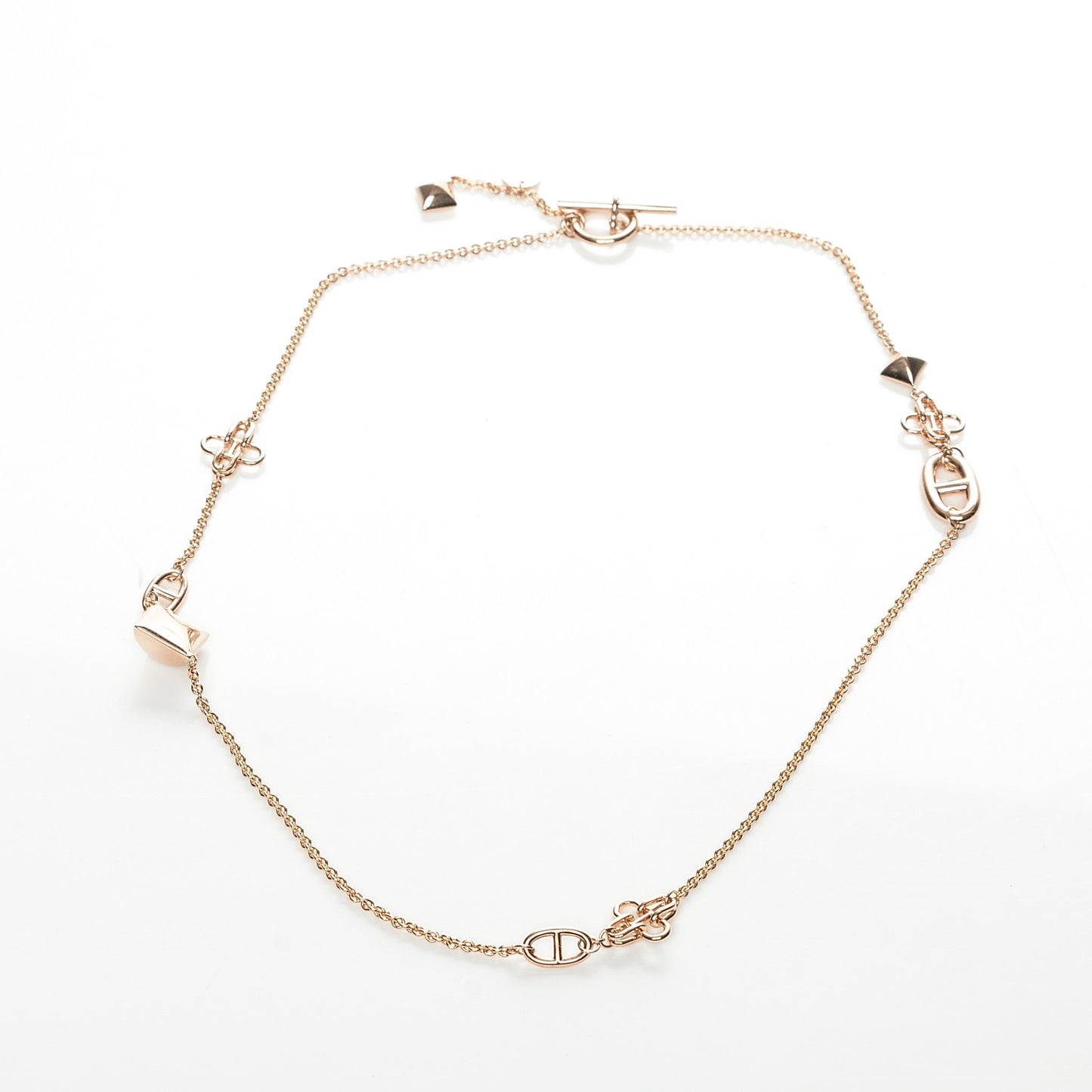 18K Rose Gold Ronde Chaine d'Ancre Necklace