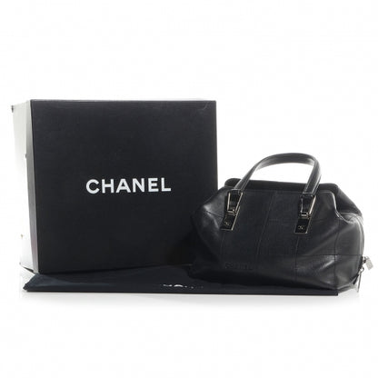 Chanel Caviar Square Stitched Medium Tote Black 8 of 8