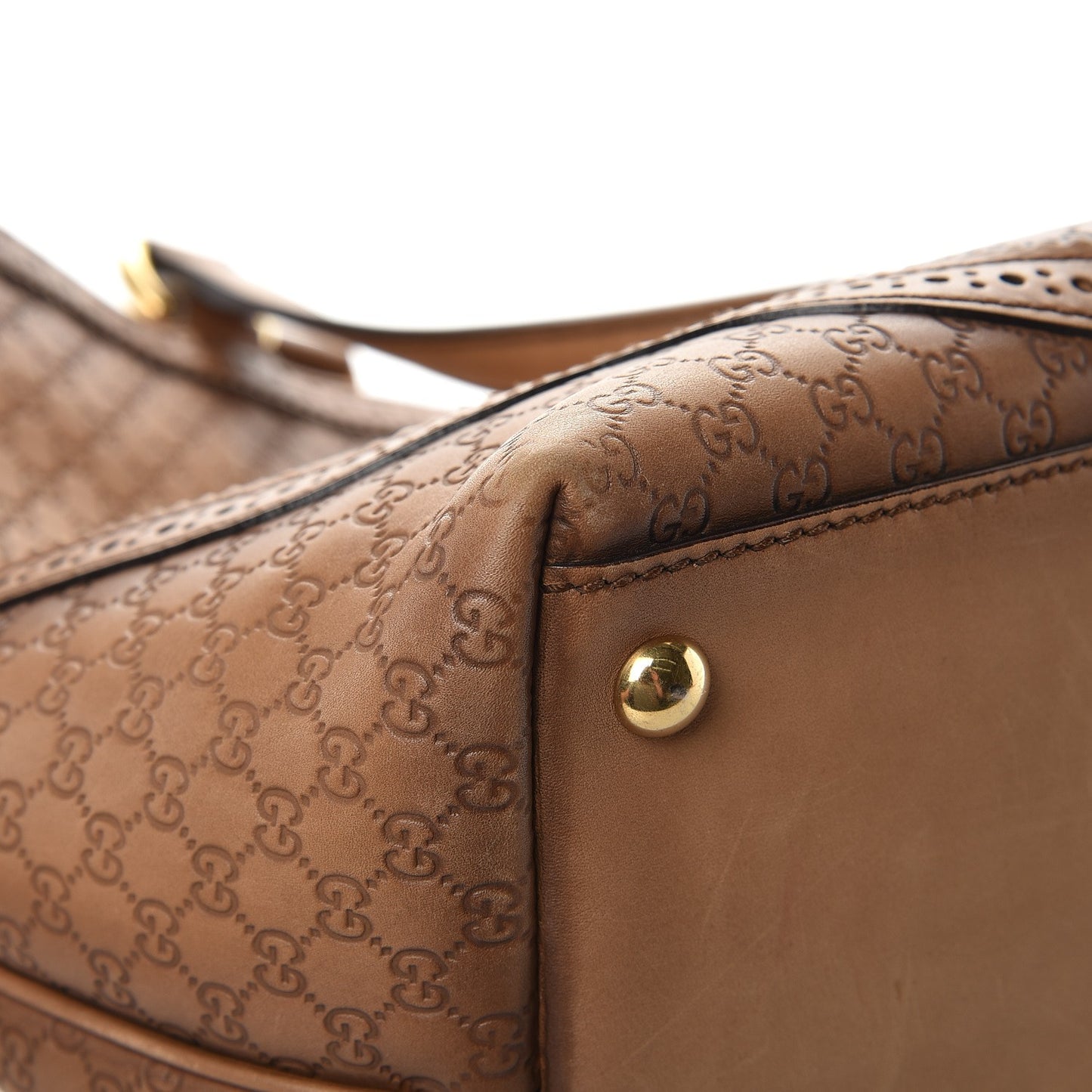 Microguccissima Large Duilio Tote Honey