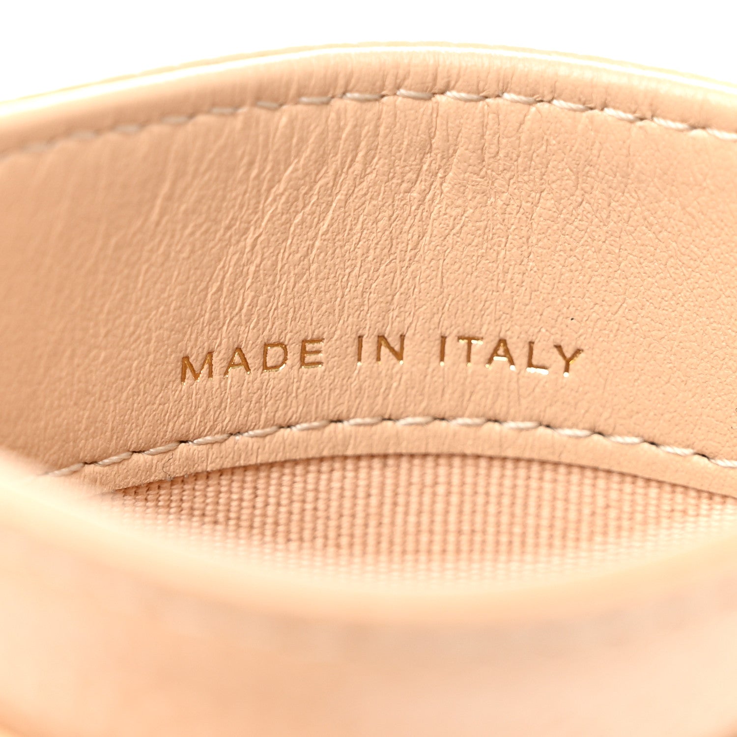 Chanel Caviar Quilted Card Holder Light Beige 7 of 8