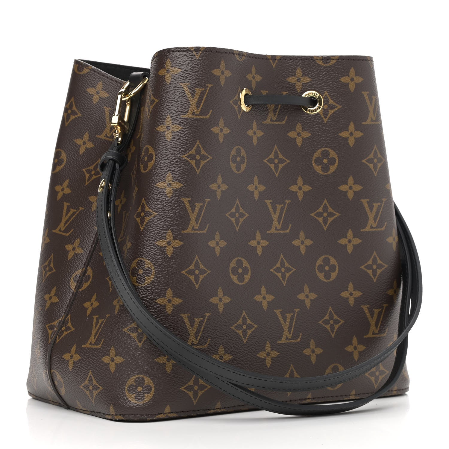 Louis Vuitton Monogram Neonoe MM Black 3 of 9