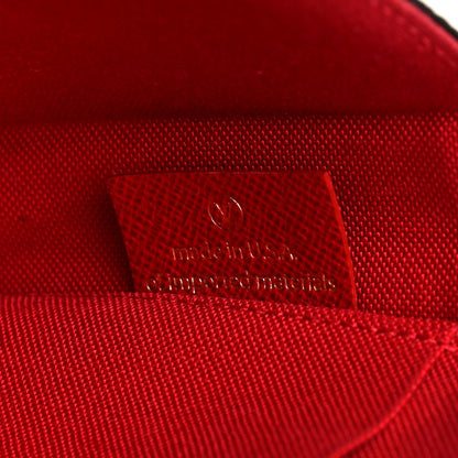 Louis Vuitton Damier Ebene Pochette Felicie Chain Wallet 7 of 10