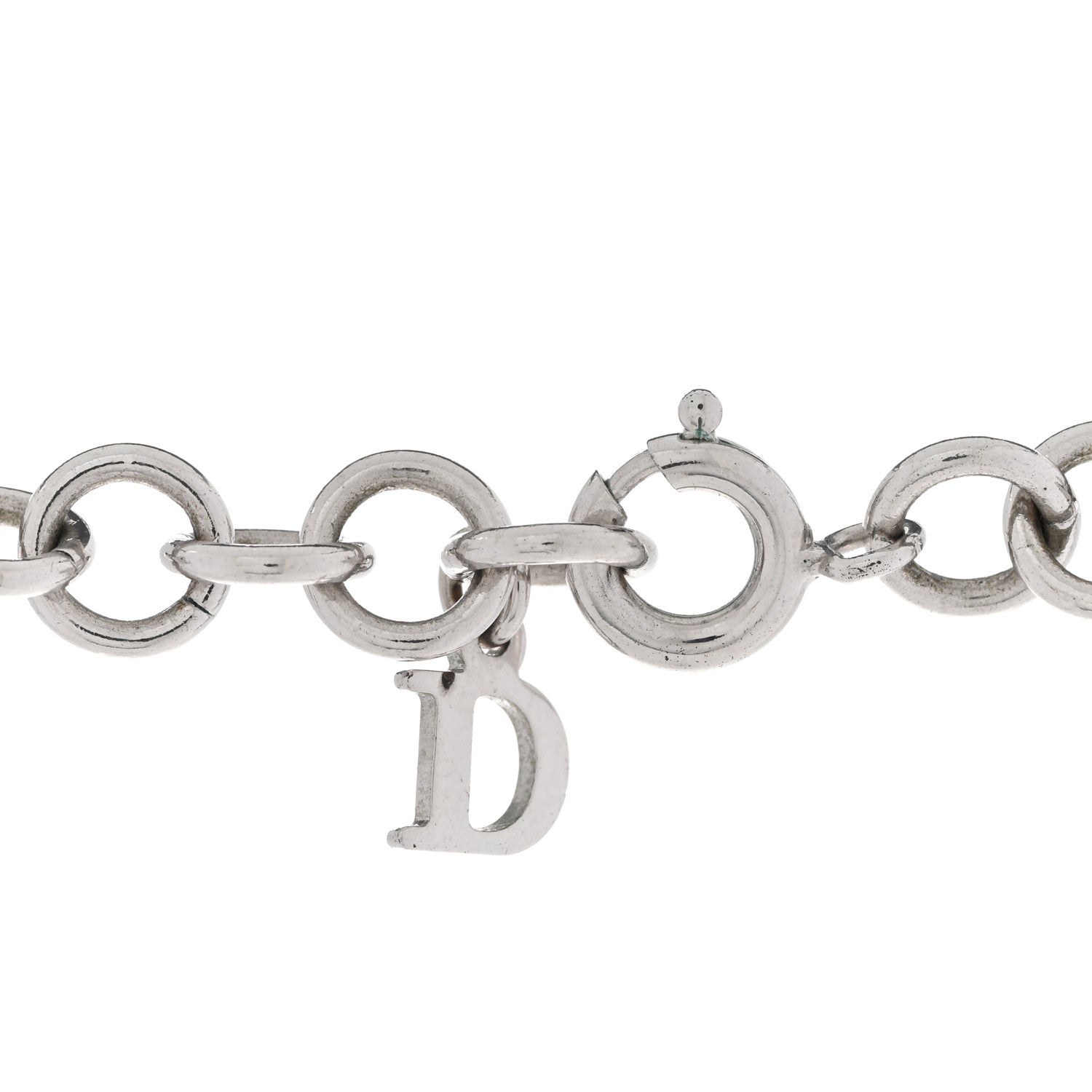 Christian Dior Crystal Heart and Key Necklace 5 of 6