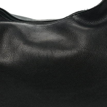 Gucci Calfskin Medium Horsebit Chain Hobo Black 8 of 16