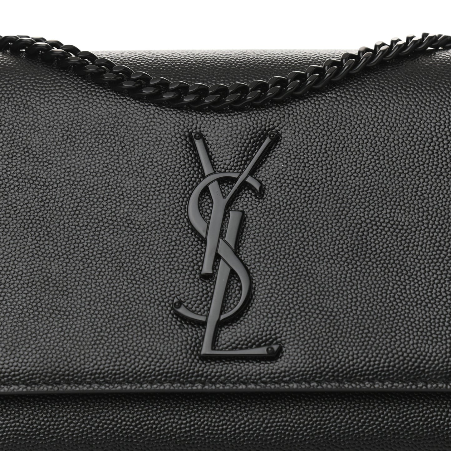 Grain De Poudre Small Monogram Kate Satchel Black