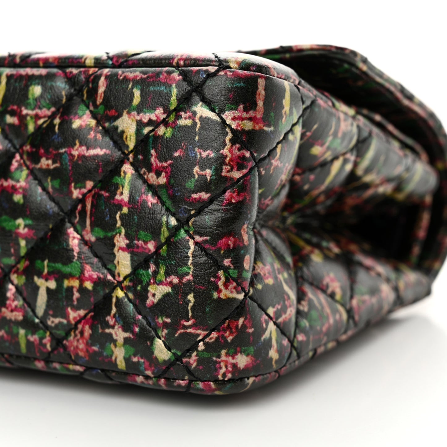 Tweed Printed Lambskin Quilted 2.55 Reissue 225 Flap Multicolor