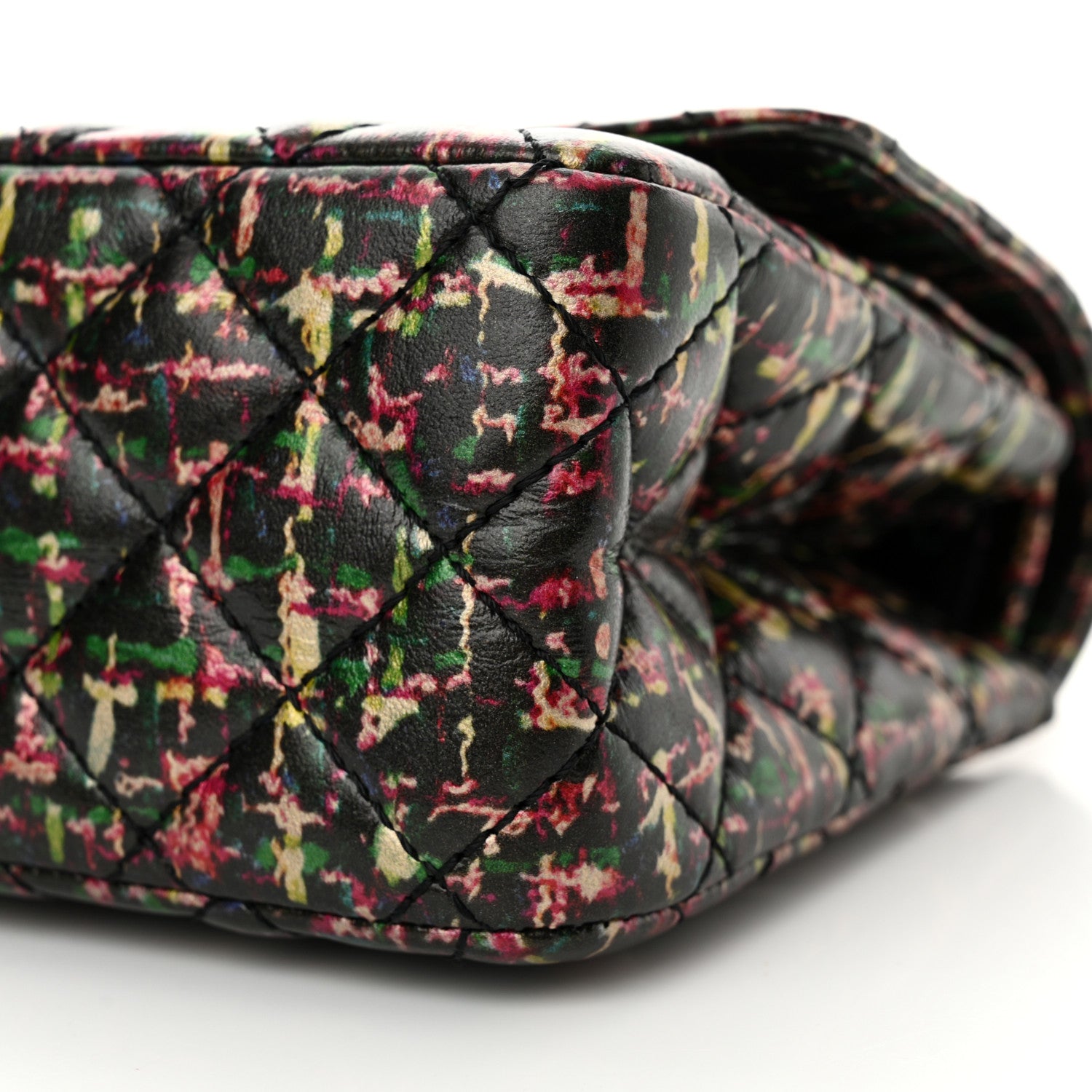 Chanel Tweed Printed Lambskin Quilted 2.55 Reissue 225 Flap Multicolor 10 of 10
