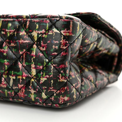 Chanel Tweed Printed Lambskin Quilted 2.55 Reissue 225 Flap Multicolor 10 of 10