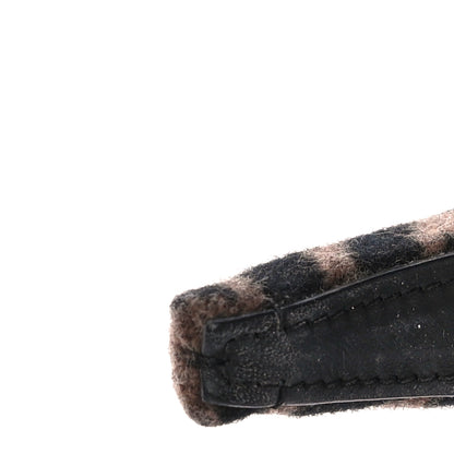 Fendi Wool Cashmere FF Logo Headband Tobacco 7 of 7